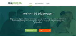 Desktop Screenshot of edugroepen.nl